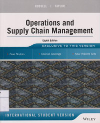 Image of Operations and Supply Chain Management: International Student Version Eight Edition