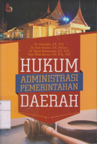 Image of Hukum Administrasi Pemerintahan Daerah