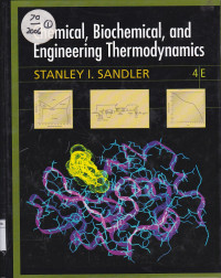 Chemical, Biochemical, and Engineering Thermodynamiscs