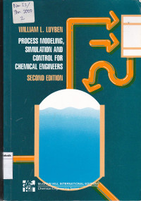 Process Modeling Simulation and Conrol forbChemical Engineers