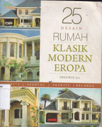 25 Desain Rumah Klasik Modern Eropa