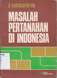 Masalah Pertanahan Di Indonesia