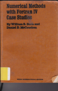 Numerical medhods with fortrwn case studies