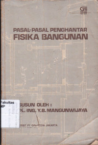 Pasal- Papasal Penghantar fisika Bangunan