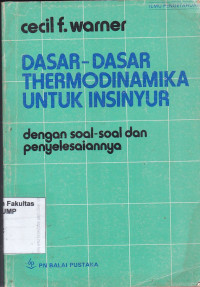 Dasar-dasar thrmodinamikauntuk insiyor