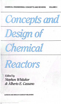 Concept and Design of Chemical Reactors