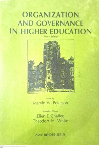 Organization and Governance in Higher Education