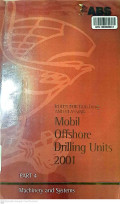 Rules for Building and Classing : Mobile offshore Drilling Units 2001