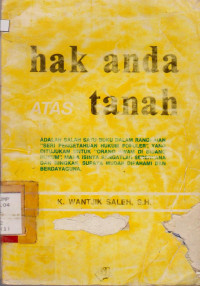 HAK ANDA ATAS TANAH