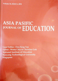 Asia Pasific Journal of Education,Vol. 34, Issue 1