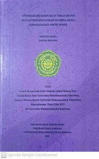 Optimalisasi Semen Kuat Tekan Beton dengan Memanfaatkan Alumina Silika sebagai Bahan Aditif Semen