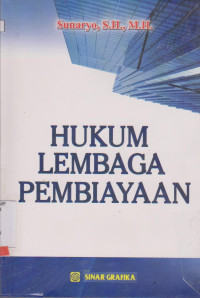 HUKUM LEMBAGA PEMBIAYAAN