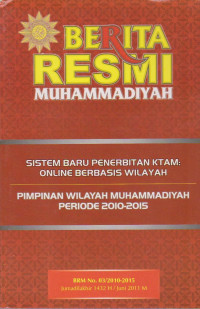 BERITA RESMI MUHAMMADIYAH : SISTEM BARU PENERBITAN KTAM ON LINE BERBASIS WILAYAH