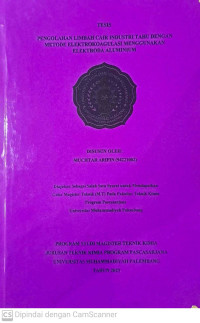 Pengolahan Limbah Cair Industri Tahu dengan Metode Elektrokoagulasi Menggunakan Elektroda Aluminium