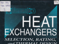 Image of Heat Exchangers Slection, Rating and thermae Desigh