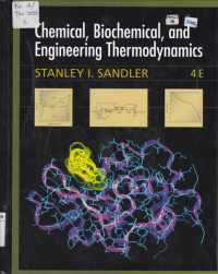 Image of Chemical Biochemical, and Engineering Thermodynamiscs