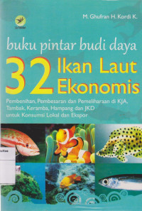 Image of buku pintar budi daya 32 ikan laut ekonomis