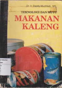 Image of Teknologi dan mutu makanan kaleng