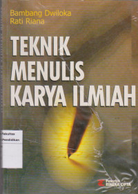 Image of Teknik menulis karya ilmiah