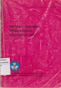 Image of Interferensi gramatikal bahasa Indonesia dalam bahasa Jawa