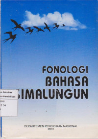 Image of Fonologi bahasa simalangun
