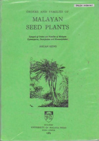 Malayan Seed Plants