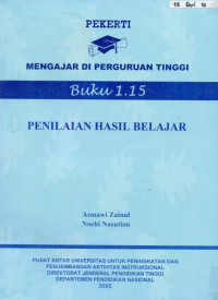 Penilaian Hasil Belajar