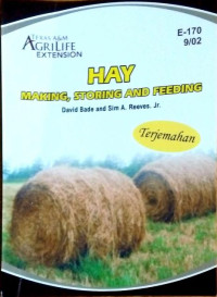 Image of HAY (Making, Storing and Feeding)(terjemahan)