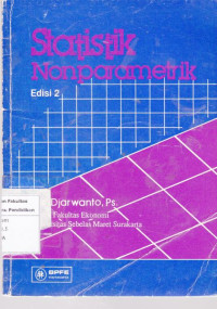 Image of Statistik non parametrik