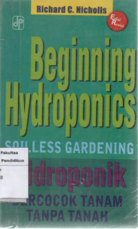 Image of Beginning Hydroponics Soilless Gardening: Hidroponik Bercocok Tanam Tanpa Tanah