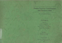 Image of Dewey Decimal Classification and Relative Index