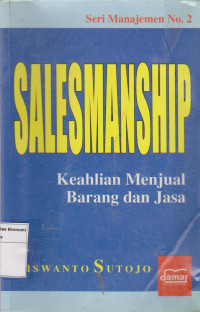 Image of Salesmanship: keahlian menual barang dan jasa
