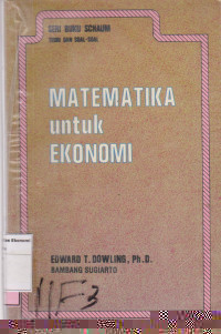 Matematika Untuk Ekonomi