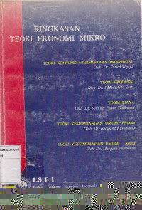 Ringkasan teori ekonomi mikro