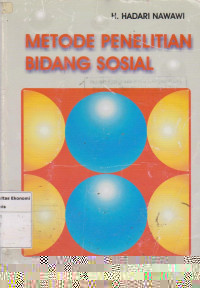 Metode penelitian bidang sosial