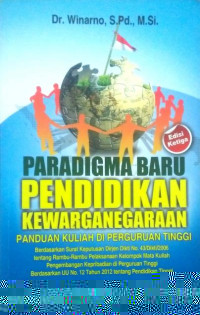 Paradidma baru Pendidikan Kewarganegaraan panduan kuliah di perguruan tinggi