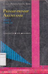 Kunci penyelesaian soal Prinsip-prinsip akuntansi jilid 1 edisi 16