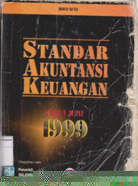 Standar akuntansi keuangan per 1 juni 1999 buku satu