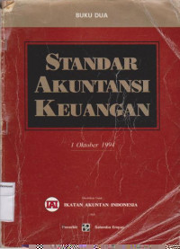 Standar akuntansi keuangan  buku dua
