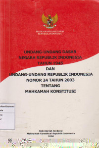 Undang-undang dasar negara republik Indonesiatahun 1945