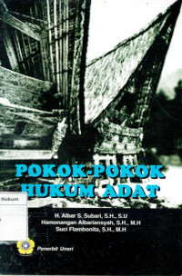 Pokok-Pokok Hukum Adat