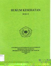Hukum kesehatan buku I I