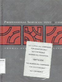 Professional services: text and cases