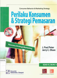 Perilaku Konsumen dan Strategi Pemasaran edisi 9 buku 2 S2