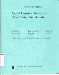 Applied regression analysis and other multivariable methods