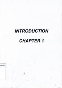 Introduction: Chapter 1