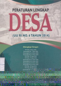 Peraturan Lengkap Desa: UU RI No. 6 Tahun 2014