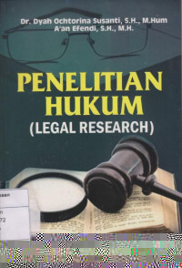 Penelitian Hukum = Legal Research