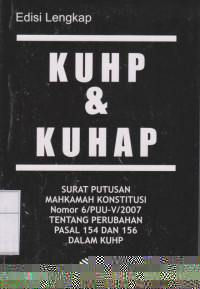 Kuhp & Kuhap Edisi Lengkap