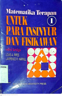 Matematika Terapan untuk Para Insinyur dan Fisikawan